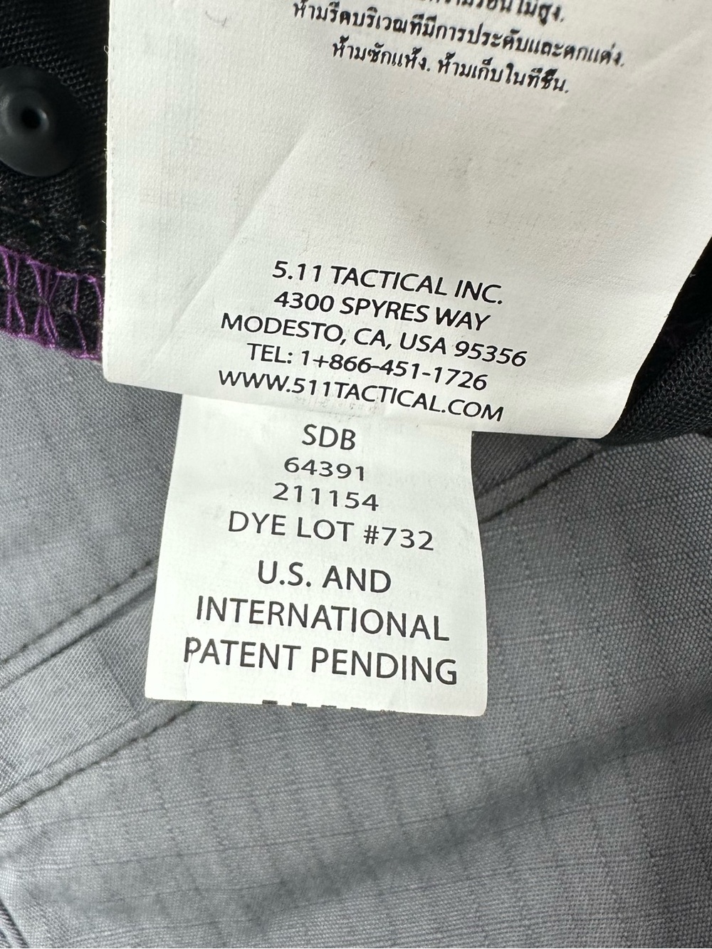5.11 Tactical Women’s Cirrus Pants Size 10 Regular Gray Ripstop Straight Leg New - Picture 11 of 16